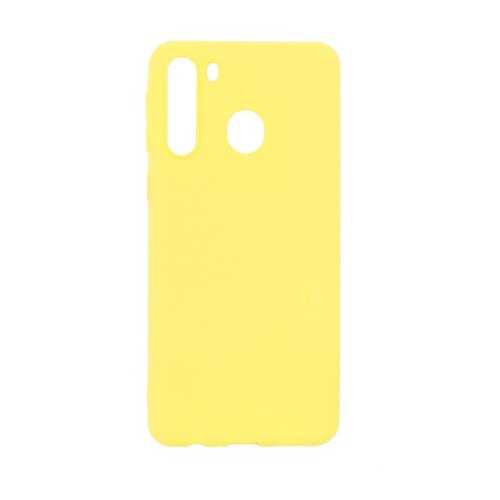 Чехол Zibelino Soft Matte для Samsung Galaxy A21 (A215) Yellow в Билайн