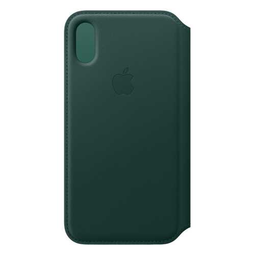 Кейс для iPhone Apple Folio XS кожаный зеленый MRWY2ZM/A в Билайн