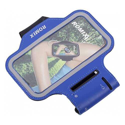 Спортивный чехол на руку Romix Arm Belt (RH07-4,7) для смартфона 4,7 (Blue) в Билайн