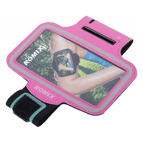 Спортивный чехол на руку Romix Arm Belt (RH07-4,7) для смартфона 4,7 (Pink) в Билайн