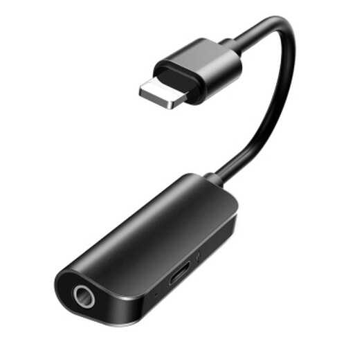 Адаптер Baseus Audio Converter Lightning Male to 3.5mm + Lightning L50 Black в Билайн