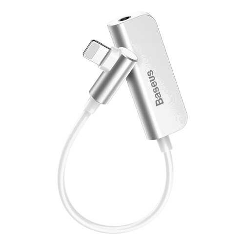 Адаптер Baseus Audio Converter Lightning Male to 3.5mm + Lightning L50S White в Билайн