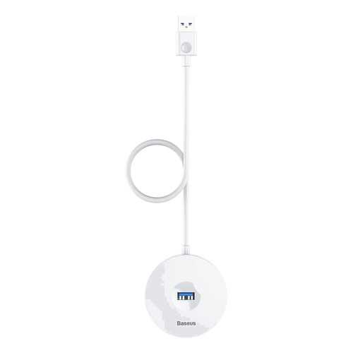 Адаптер Baseus round box USB HUB adapter 1m White в Билайн