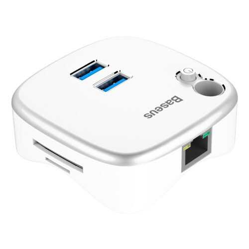 Адаптер Baseus Strength Faction Multifunctional Notebook Expansion Dock Silver в Билайн