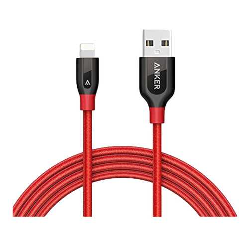 Кабель Anker Powerline Lightning 1,8м Red (A8122H91) в Билайн