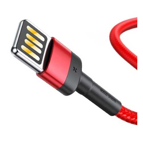 Кабель Baseus Cafule Cable Lightning 1m Red/Black/Red в Билайн