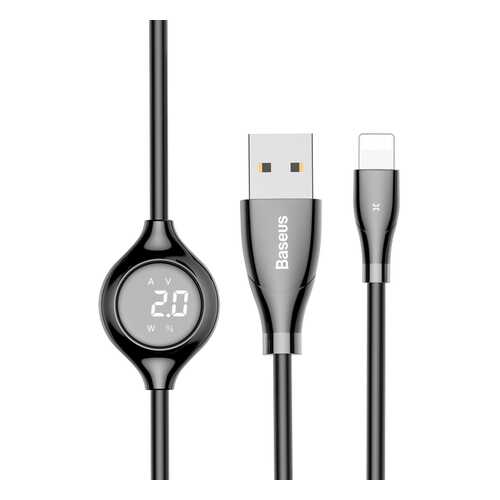 Кабель Baseus Digital display Lightning Black в Билайн