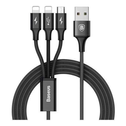 Кабель Baseus Rapid Lightning 1.2m Black в Билайн