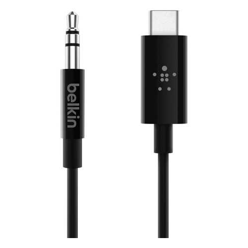 Кабель Belkin Rockstar 3.5mm/Type-C 0.9м (7U079bt03-BLK) в Билайн