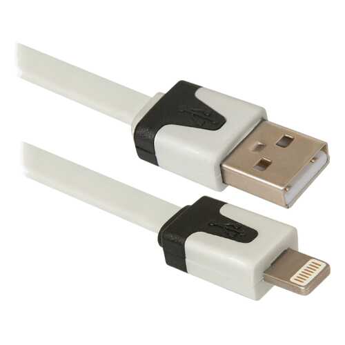 Кабель Defender Lightning 1м White в Билайн
