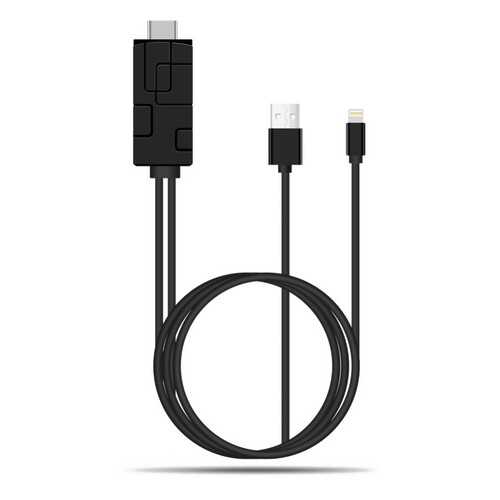 Кабель MiraScreen iPhone LD10-L Black в Билайн
