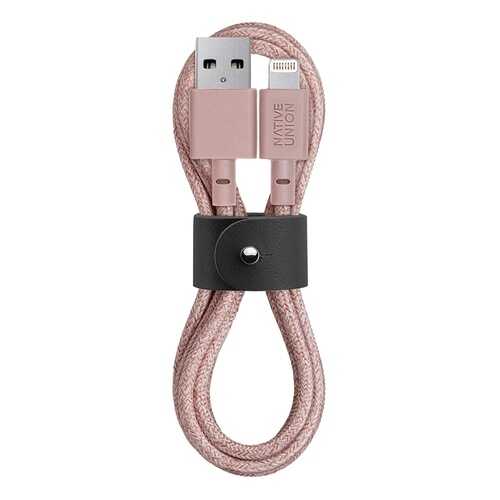 Кабель Native Union BELT USB to Lightning Cable (1,2 метра) розовый в Билайн