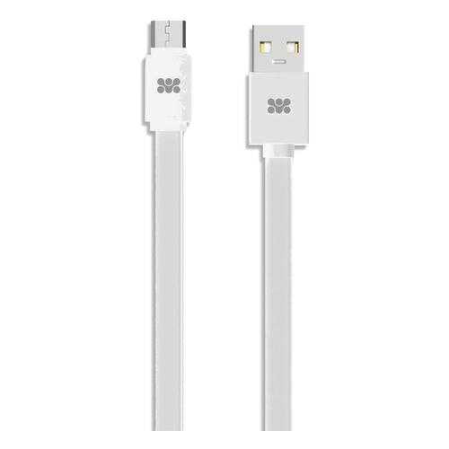 Кабель Promate linkMate-U2F microUSB 1,2м White в Билайн