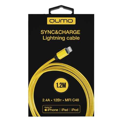 Кабель Qumo 30014 Lightning Yellow в Билайн
