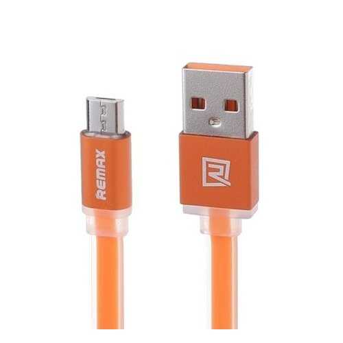Кабель REMAX Colourful microUSB 1м Orange в Билайн