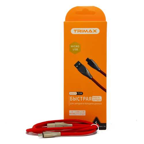 Кабель Trimax Micro-USB T1M 1m Red в Билайн