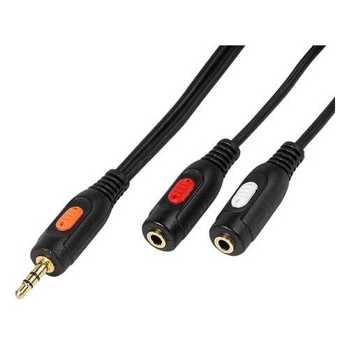 Кабель Vivanco 41051 (3,5mm Jck штекер - 2х3,5mm Jck гнездо,0,2 m) в Билайн
