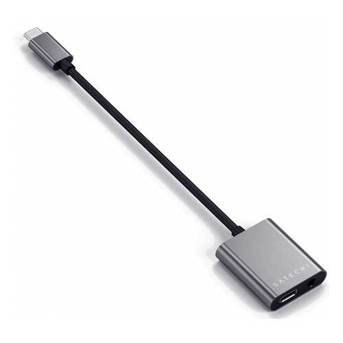 Переходник Satechi (ST-TCACAM) USB-C to USB-C/Mini-Jack (Space Grey) в Билайн