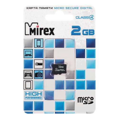 Карта памяти Mirex Micro SDHC 13612-MCROSD02 2GB в Билайн