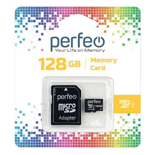 Карта памяти Perfeo microSDXC 128GB High-Capacity (Class 10) UHS-1 в Билайн