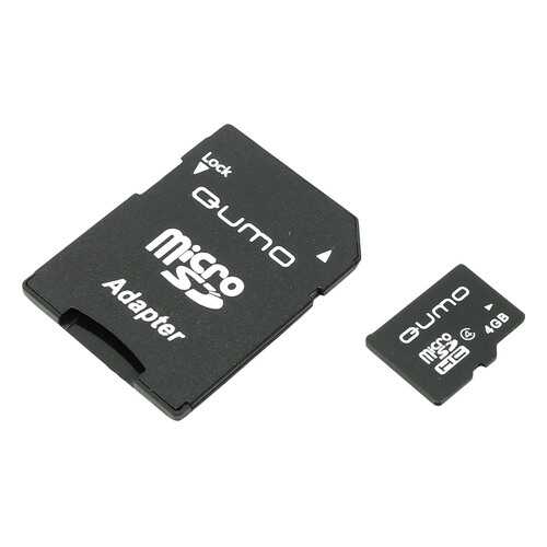 Карта памяти QUMO Micro SDHC QM4GMICSDHC4 4GB в Билайн
