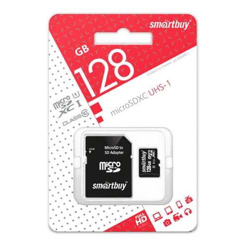 Карта памяти SmartBuy MicroSD 128 Гб 10 class в Билайн