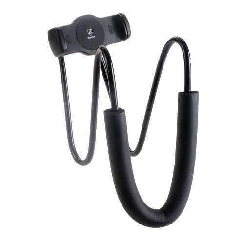 Держатель Baseus New Neck-Mounted Lazy Bracket Most of mobile devices 4-10 inch Black в Билайн