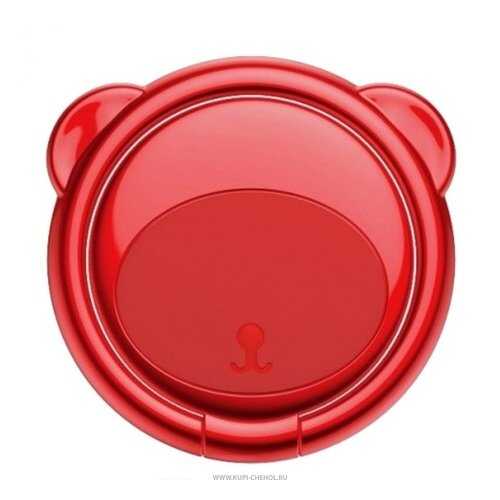 Кольцо-держатель для смартфона Baseus Bear Red в Билайн