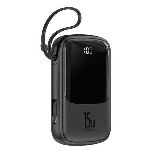 Внешний аккумулятор Baseus Q Pow (PPQD-B01) 10000mAh with Lightning (Black) в Билайн