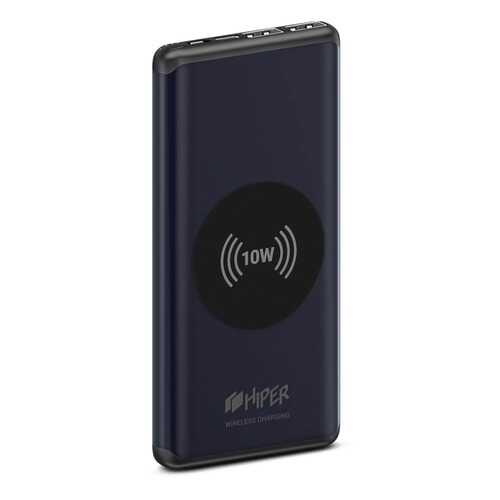 Внешний аккумулятор HIPER NANO X 10000 mAh синий, с беспроводной зарядкой в Билайн