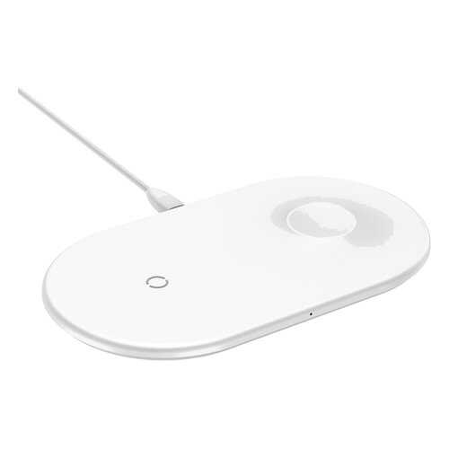 Беспроводное зарядное устройство Baseus Smart 2in1 White в Билайн