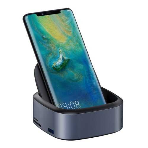 Док-станция для Type-C Baseus Mate Docking Type-C Mobile Phone Intelligent Deep Gray в Билайн