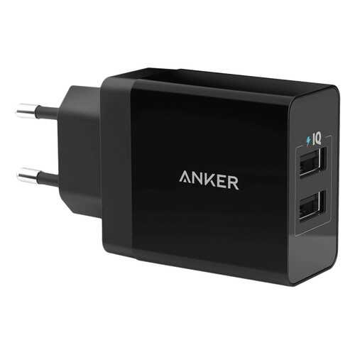 Сетевое зарядное устройство Anker PowerPort 2 USB 4,8A Black в Билайн