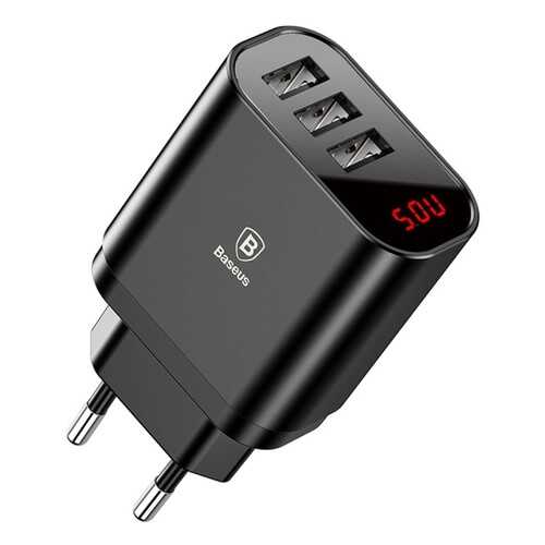 Сетевое зарядное устройство Baseus Mirror Lake 3 USB 3,4A Black в Билайн