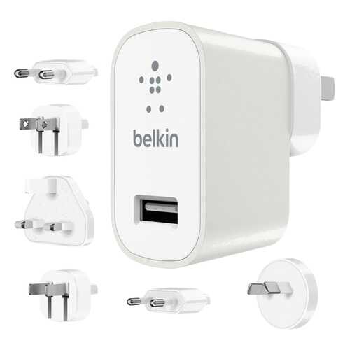 Сетевое зарядное устройство Belkin Global Travel Kit F8M967btWHT (White) в Билайн
