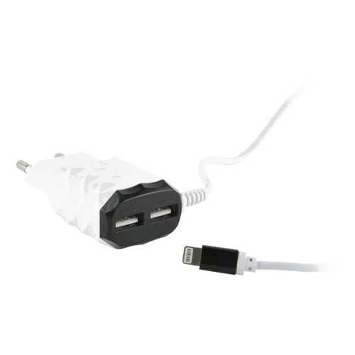 Сетевое зарядное устройство Red Line 2 USB+8pin для Apple , 2.1A, Black в Билайн