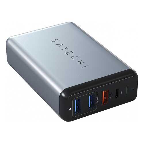 Сетевое зарядное устройство Satechi Travel 3 USB/USB Type-C 3,4A Space Gray в Билайн
