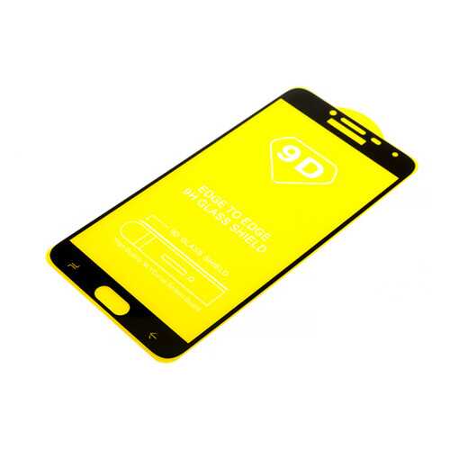 Защитное стекло 9H Full для Samsung J4 core SM-J410F черное т/у в Билайн