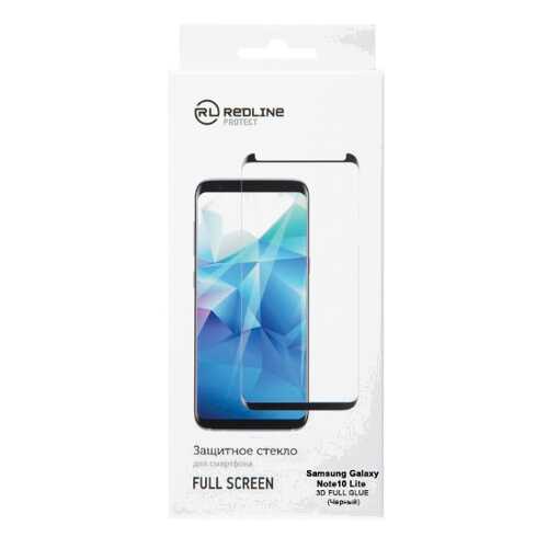 Защитное стекло для смартфона Red Line для Samsung Galaxy Note 10 lite, FS(3D)TGFG Black в Билайн