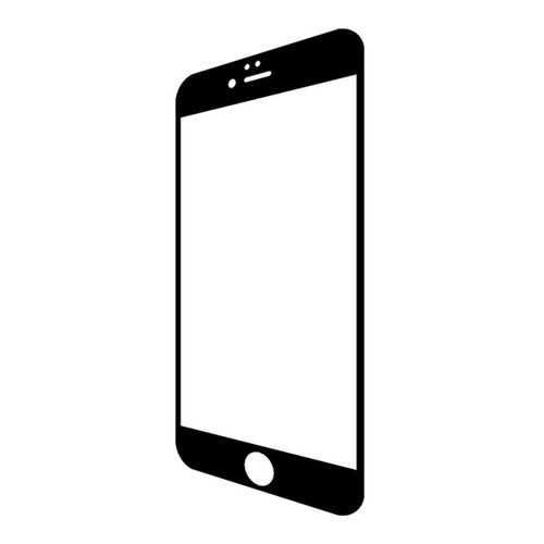 Защитное стекло Full Glue Premium Krutoff для iPhone 6 Plus/6S Plus Black в Билайн