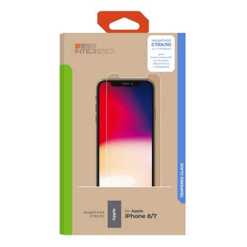 Защитное стекло InterStep для Apple iPhone 7/iPhone 8 (IS-TG-IPHON8UNI-UA3B202) в Билайн