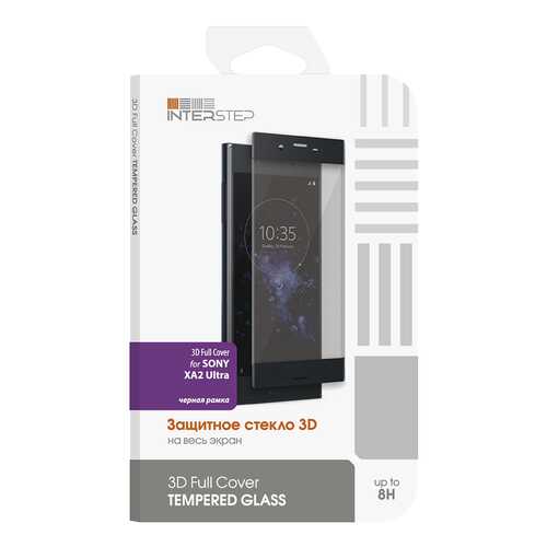 Защитное стекло InterStep для Sony Xperia XA2 Ultra Black в Билайн