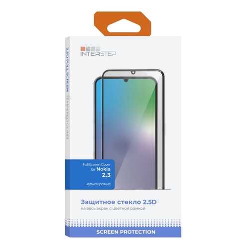 Защитное стекло InterStep Gloss для Nokia 2.3 Black в Билайн
