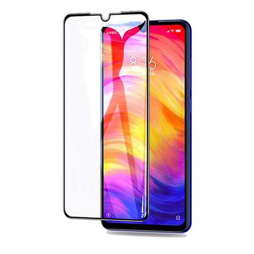 Защитное стекло на весь экран полноклеевое для Xiaomi Redmi Note 8 Pro черное в Билайн