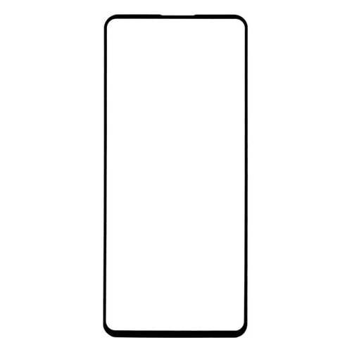 Защитное стекло на весь экран полноклеевое для Xiaomi Redmi Note 9S черное в Билайн