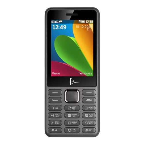 Мобильный телефон F+ S285 Black/Grey в Билайн