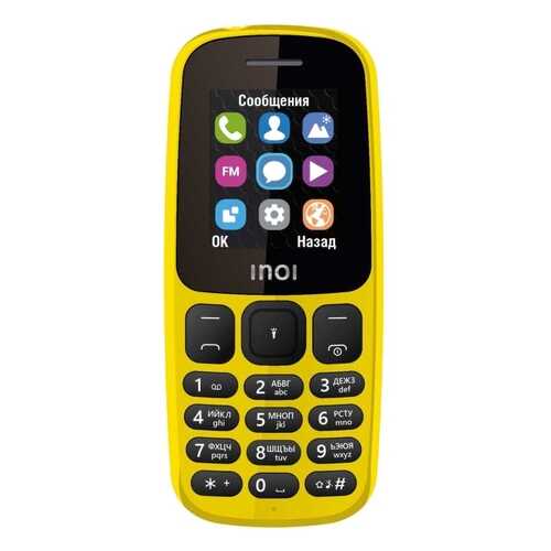 Мобильный телефон INOI 101 Yellow в Билайн