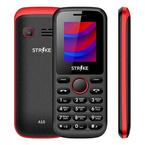 Мобильный телефон STRIKE A10 Black/Red в Билайн