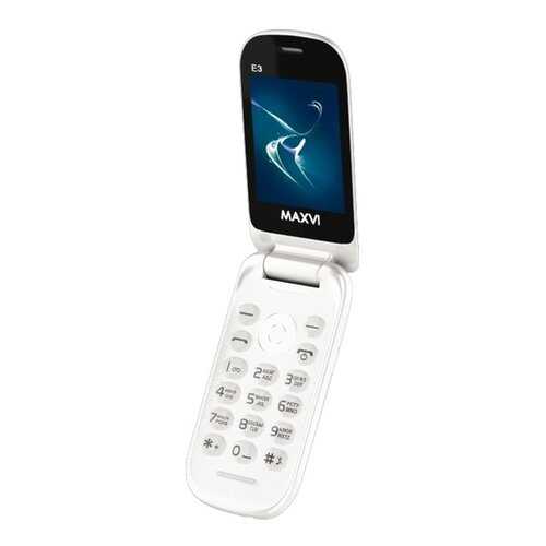 Мобильный телефон Maxvi E3 (2 SIM) White в Билайн