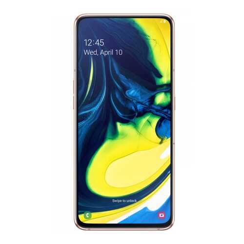 Смартфон Samsung Galaxy A80 (2019) 128Gb Gold (SM-A805F) в Билайн